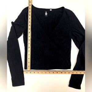 “ME to WE essentials” black top, size women’s M.